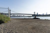 Cityscape of New York: Low Coastal Area with Water View