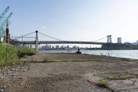 Cityscape of New York: Low Coastal Area with Water View