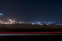 Cityscape: Reflection on Water at Night