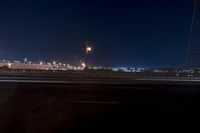 Cityscape: Reflection on Water at Night