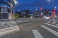 Nighttime Cityscape of Los Angeles, California, USA