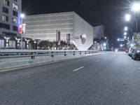 Nighttime Cityscape of Los Angeles, California, USA