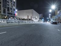 Nighttime Cityscape of Los Angeles, California, USA