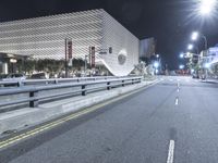 Nighttime Cityscape of Los Angeles, California, USA
