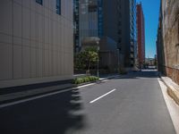 Cityscape: Office Building Under a Clear Sky