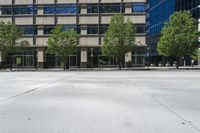 Cityscape with Office Building in Denver