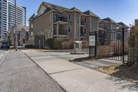 Cityscape in Ontario, Canada: Residential Area on Asphalt