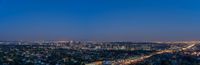 Cityscape Overlook at Dusk: Los Angeles from Above