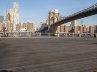 Cityscape panorama view of Manhattan, USA at dawn