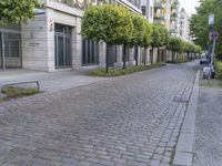 Cityscape of a Residential Area in Berlin, Germany