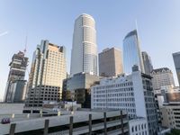 Cityscape of Skyscrapers in a Metropolis Urban