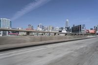 Urban Cityscape with Skyscrapers on a Clear Sky Day