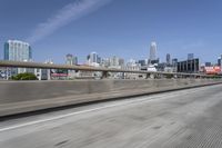 Urban Cityscape with Skyscrapers on a Clear Sky Day