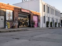 Classic Architecture and Asphalt Roads in Los Angeles