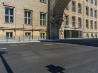 Classic Architecture in Berlin: Hard Shadows in Focus