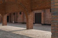 Classic Architecture: A Brick Wall in the Art District of Shanghai