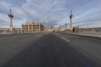 Classic Architecture Bridge in Urban Highway