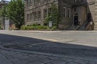 Classic Architecture Building in Toronto Residential Area