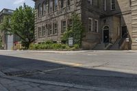 Classic Architecture Building in Toronto Residential Area