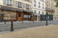 Classic Architecture at Cafe in Paris, France 001