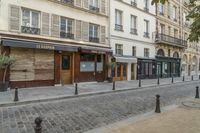 Classic Architecture in a Parisian Cafe, France