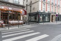 Classic Architecture and City Life in Paris, France