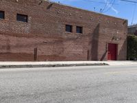 Los Angeles Residential Area with Classic Architecture and Clear Sky