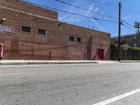 Los Angeles Residential Area with Classic Architecture and Clear Sky