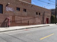 Los Angeles Residential Area with Classic Architecture and Clear Sky