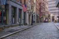 Classic Architecture and Cobblestone Roads in Manhattan 001