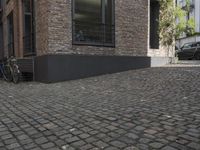 Classic Architecture in Cologne, Germany: Cobblestone Road