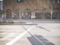 Classic Architecture on Concrete Street in Los Angeles, California, USA