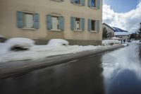 Classic Architecture in a German Winter Town