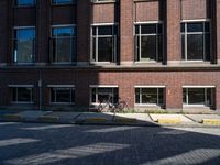 Classic Architecture in Holland: Residential Area with Wood and Brick Buildings