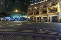 Classic Architecture in Hong Kong at Night