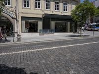 Classic Architecture in Porto: Cobblestone Streets