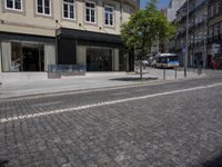 Classic Architecture in Porto: Cobblestone Streets