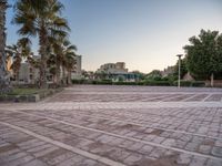 Classic Architecture in Residential Area of Egypt at Dawn