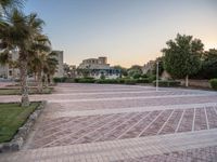 Classic Architecture in Residential Area of Egypt at Dawn