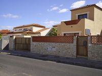 Classic Architecture: A Stone Wall in a Rural Town