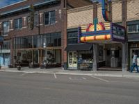 Classic Architecture Storefront in a Rural Town in Utah