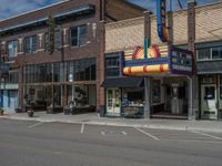 Classic Architecture Storefront in a Rural Town in Utah