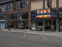 Classic Architecture Storefront in a Rural Town in Utah