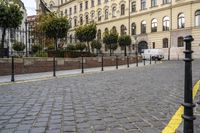 Classic Architecture: A Town Road with Timeless Charm