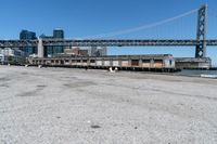 the concrete area has been cleaned by a dock area manager, who says it's a bit dirty