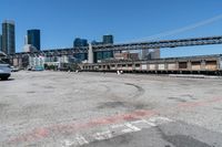 the concrete area has been cleaned by a dock area manager, who says it's a bit dirty