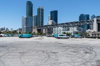 the concrete area has been cleaned by a dock area manager, who says it's a bit dirty