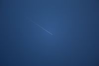 Clear Blue Sky Over Manhattan, New York 001