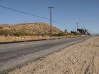 Clear Skies Over Los Angeles: Road and Desert Views