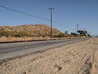 Clear Skies Over Los Angeles: Road and Desert Views